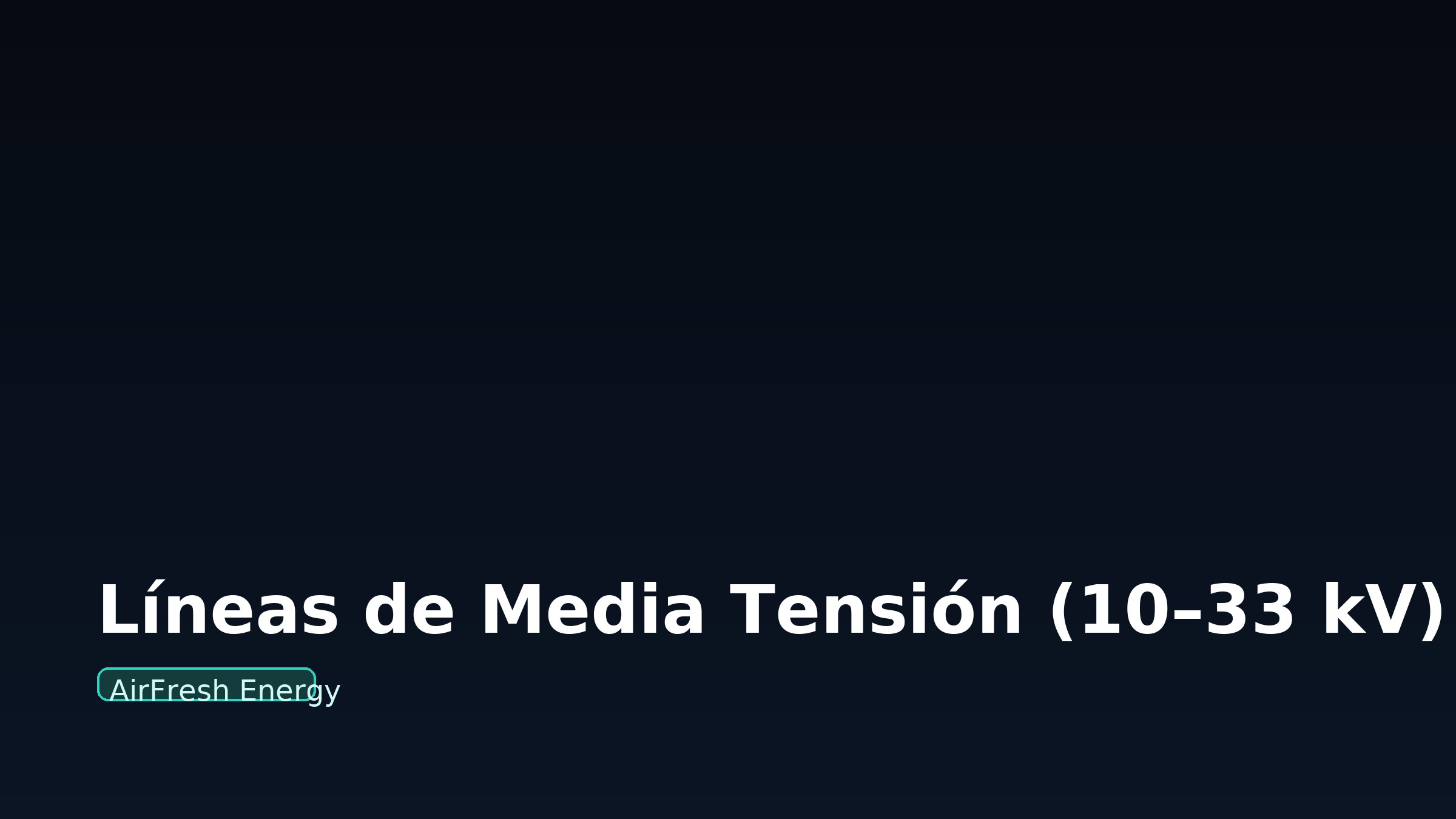 Líneas de media tensión